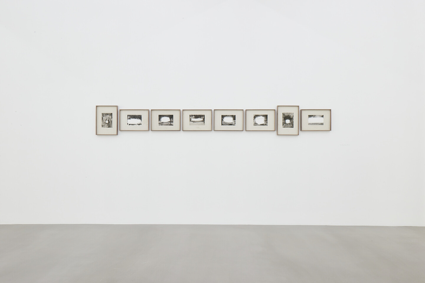 Akram Zaatari, An Extraordinary Event, 2018, 8 inkjet prints, 35 x 56 cm each