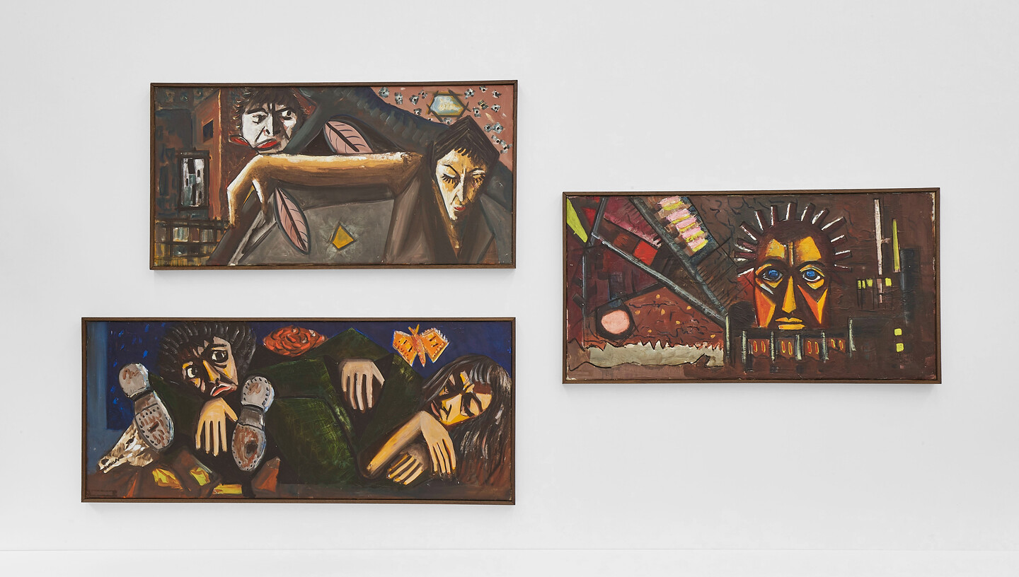 Aref El Rayess, Works 1960–1988, Exhibition view Sfeir-Semler Gallery, 2022