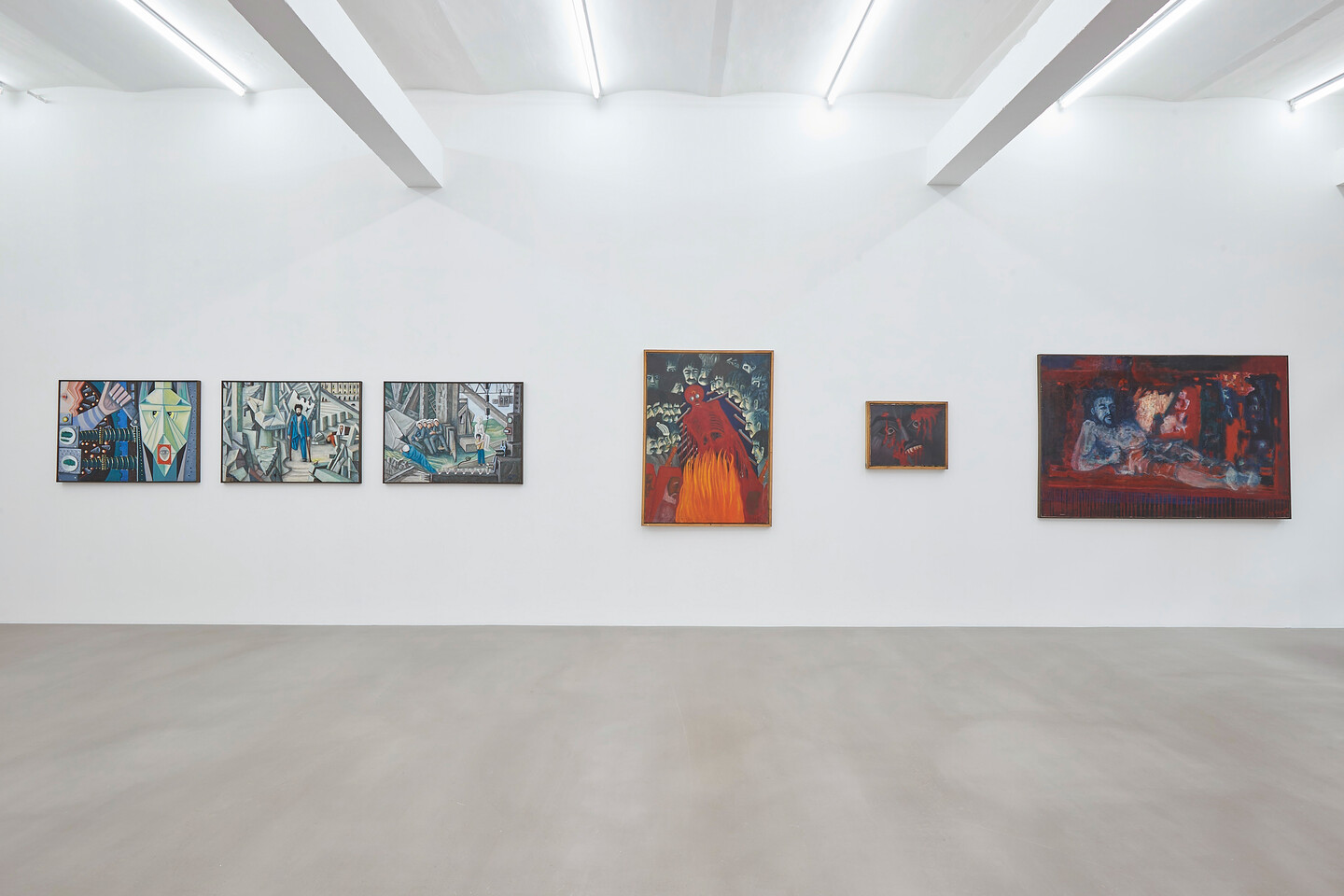 Aref El Rayess, Works 1960&ndash;1988, Exhibition view Sfeir-Semler Gallery, 2022