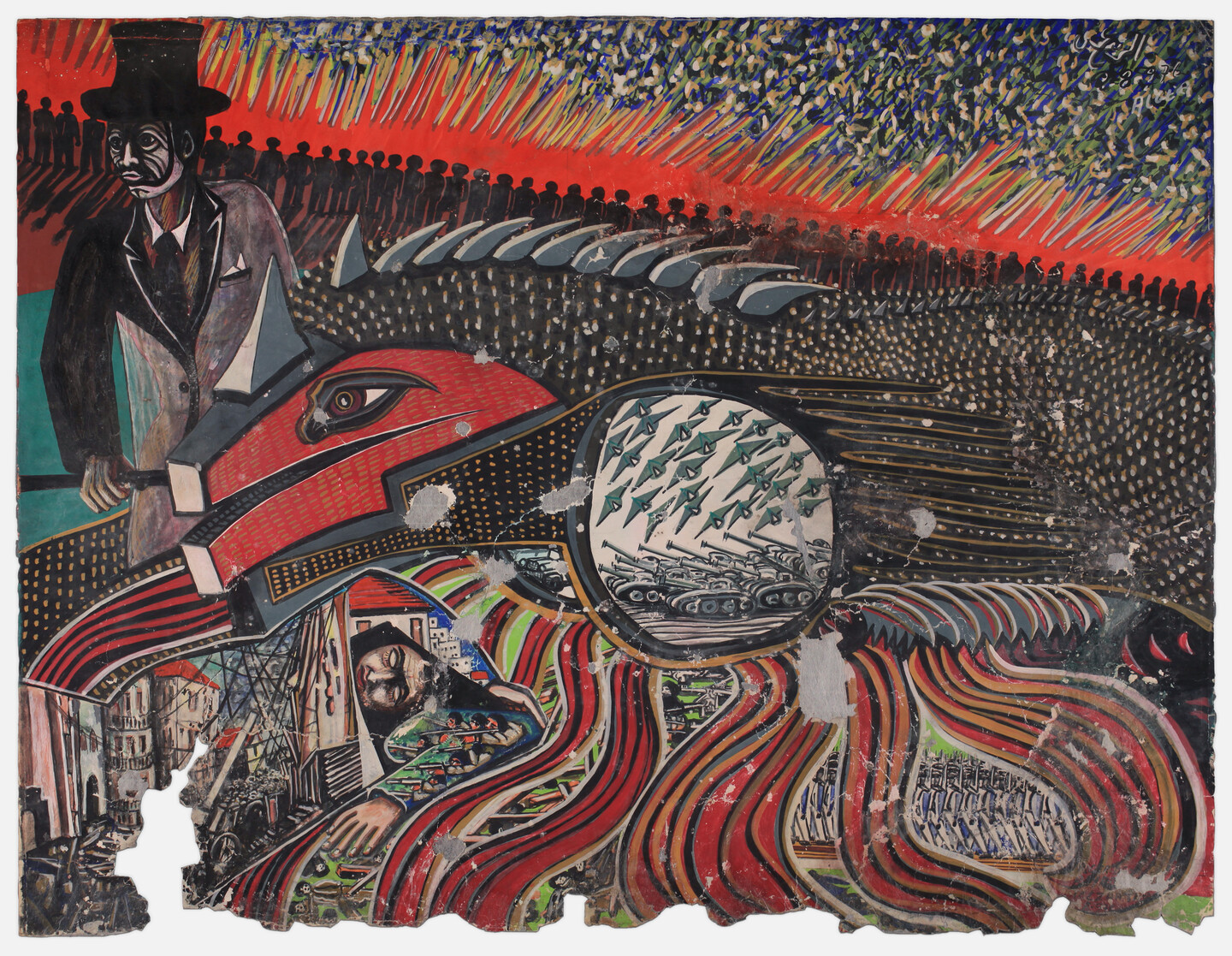 Aref El Rayess, Works 1960–1988, Exhibition view Sfeir-Semler Gallery, 2022