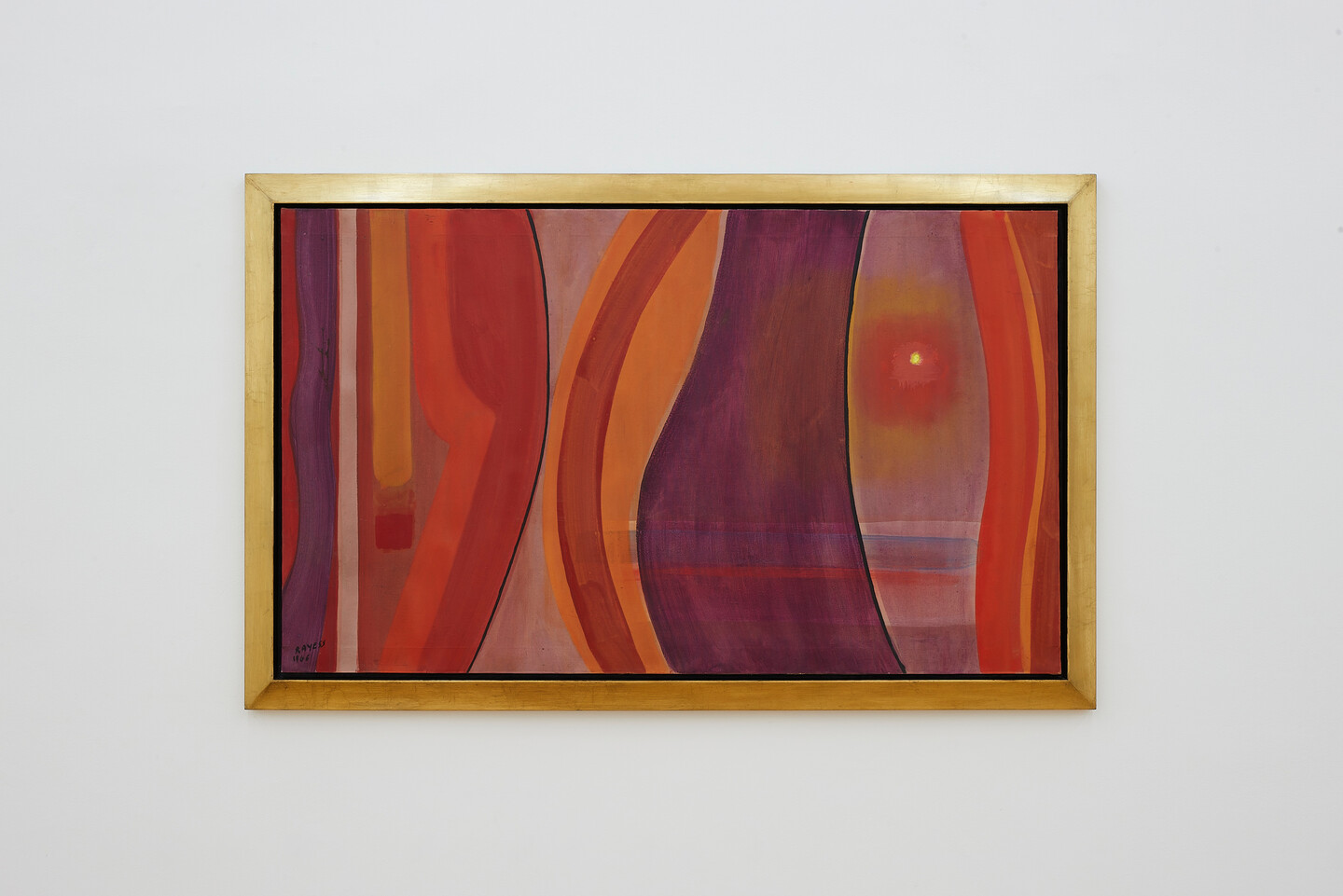 Aref El Rayess, Untitled (Hommage aux Tapis Volants series), 1966, Tempera on canvas, 88,5 x 150 cm