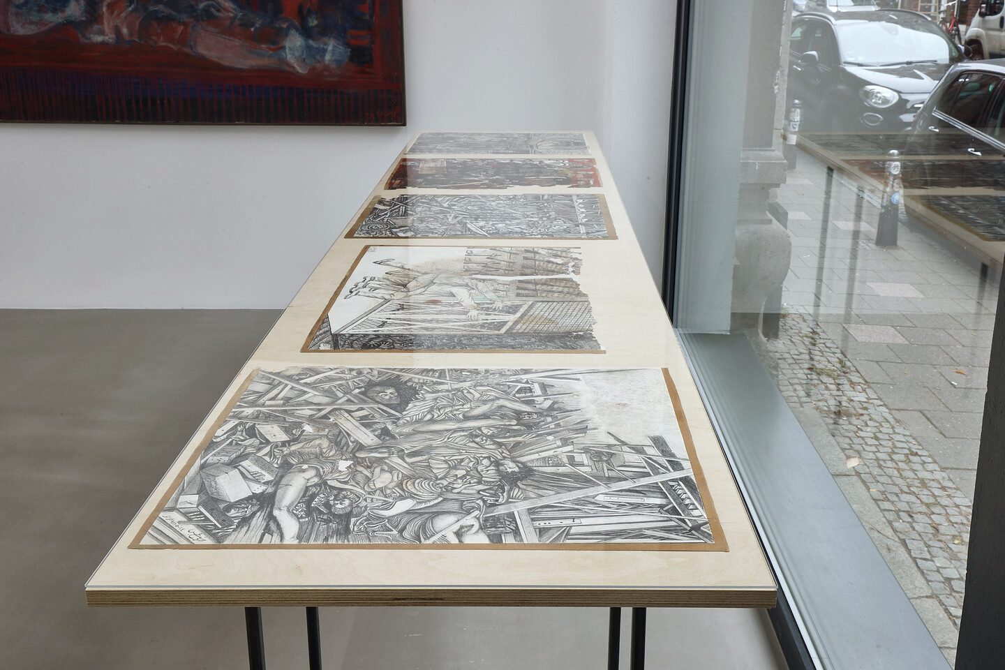 Aref El Rayess, Works 1960–1988, Exhibition view Sfeir-Semler Gallery, 2022