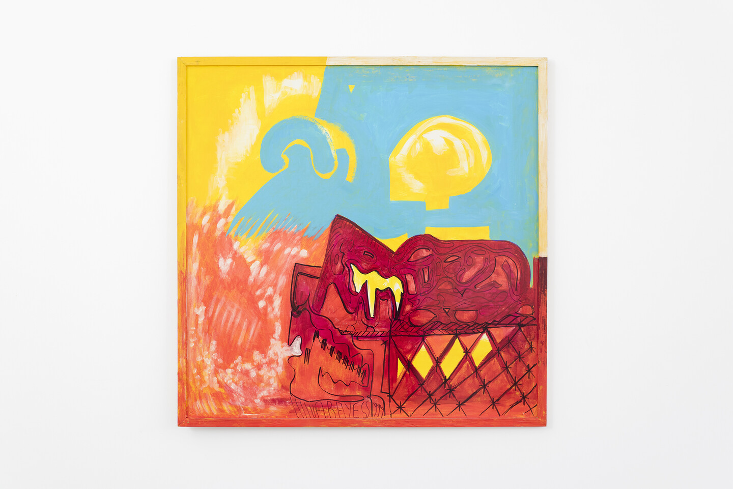 Rayess, Untitled, 1999, Acrylic on masonite, 126 x 126 cm, AR-0788