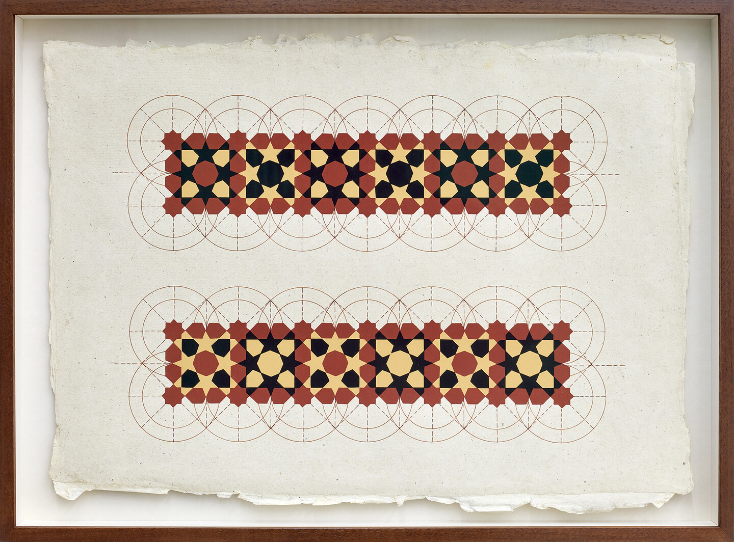 Study Drawing 1 from the Standing by the Ruins series, installation view, Sfeir-Semler Gallery Hamburg, Germany, 2024