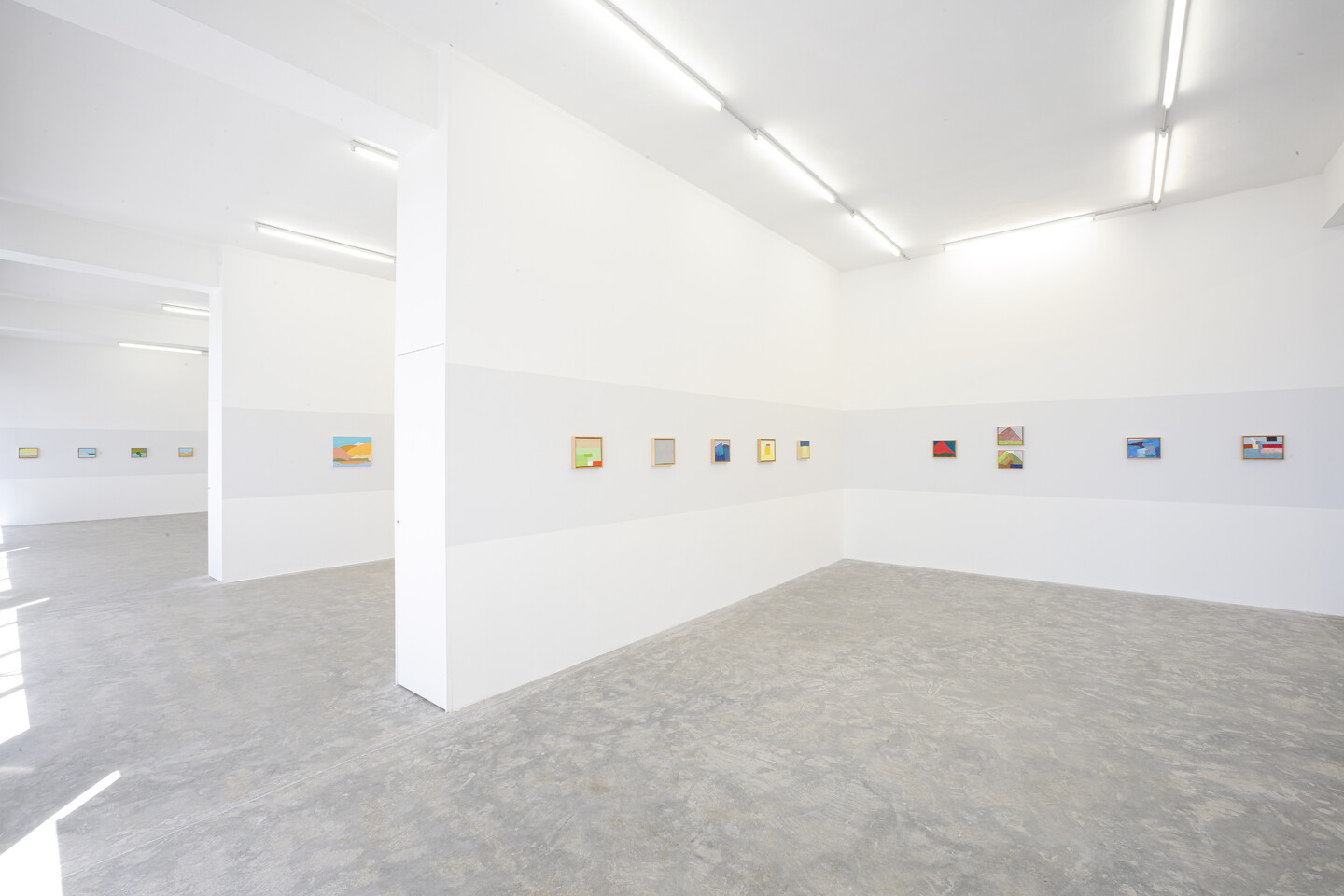 Etel Adnan, Exhibition view, 2010
