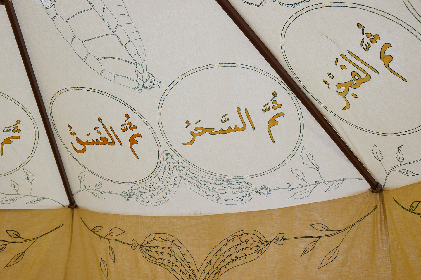 Mounira Al Solh, Mina El Shourouk ila Al Fahmah, 2019, HI-STORYTELLING, Exhibition view Sfeir-Semler Gallery Hamburg 2021