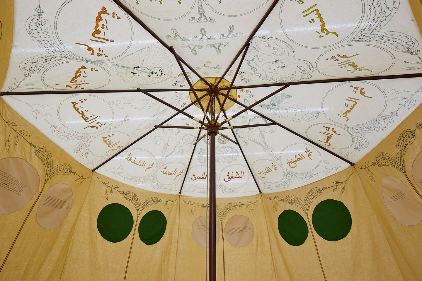 Mounira Al Solh, Mina El Shourouk ila Al Fahmah, 2019, HI-STORYTELLING, Exhibition view Sfeir-Semler Gallery Hamburg 2021