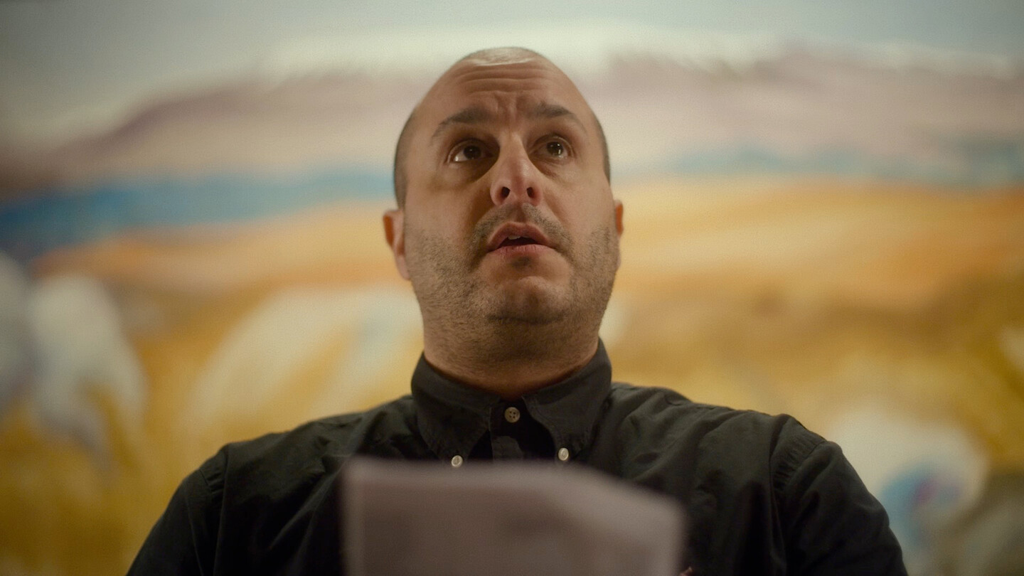 Lawrence Abu Hamdan, 45th Parallel, 2022, HD video, sound, 15 min, Still