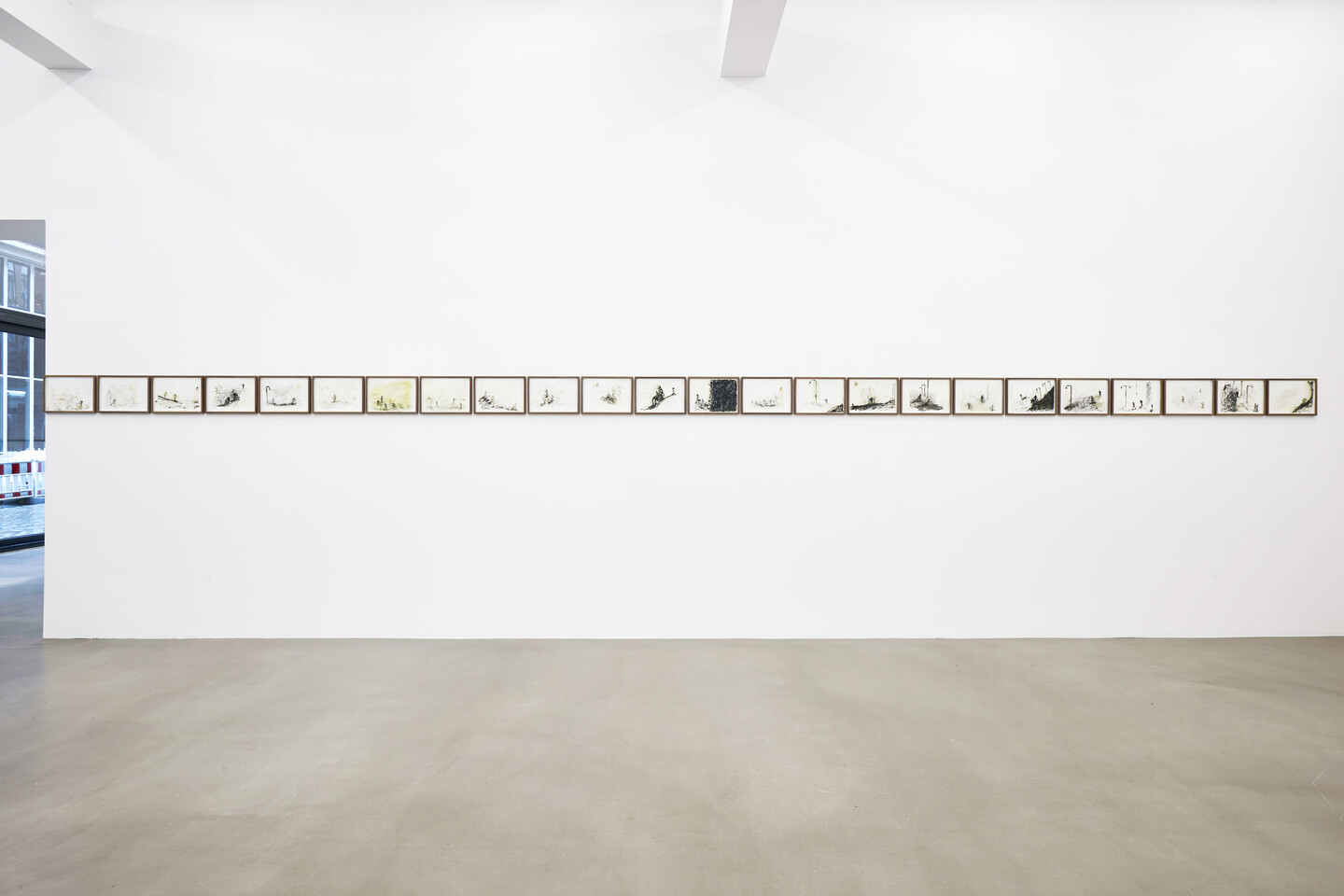 Rabih Mroué, Too close but yet inaccessible, 2021, 23.5 x 32.5 cm, Exhibition view, 2023