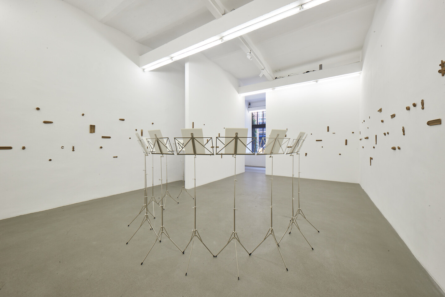 Rayyane Tabet, Orientalism, 2021, 31x23,5cm each music sheet, Installation size variable, Exhibition view Sfeir-Semler Gallery Hamburg 2021