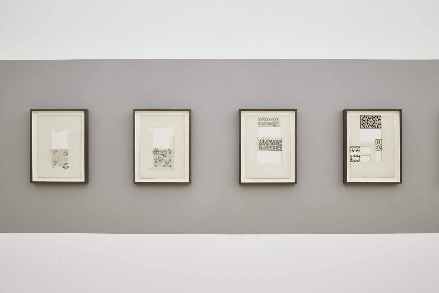 Rayyane Tabet, Decoupage, 1891/2021, 35,5x25,9cm / 40,5x31,2cm framed, Exhibition view Sfeir-Semler Gallery Hamburg 2021