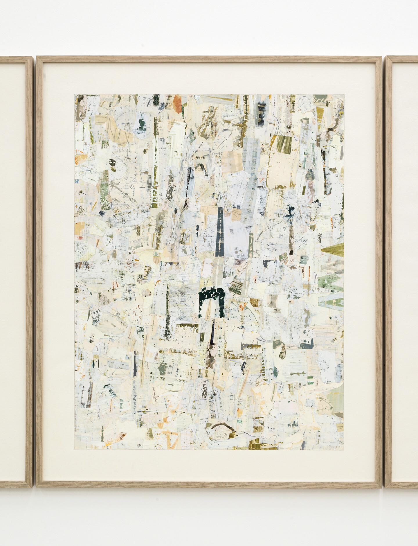 Farid Haddad, Ou veux-tu que je m'en ailles (06), Mixed media collage on paper, 99.2 x 79.2 cm