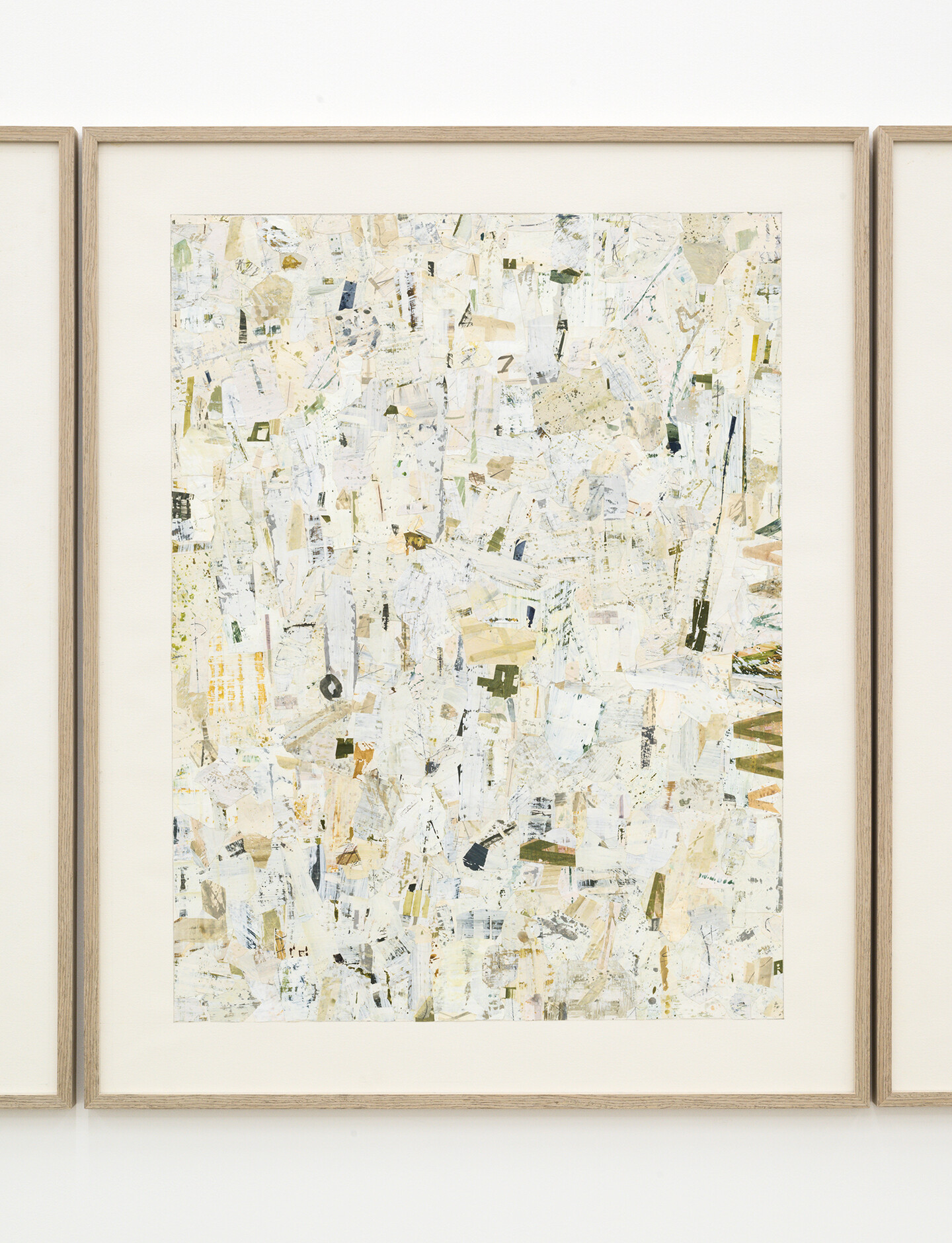 Farid Haddad, Ou veux-tu que je m'en ailles (05), Mixed media collage on paper, 99.2 x 79.2 cm