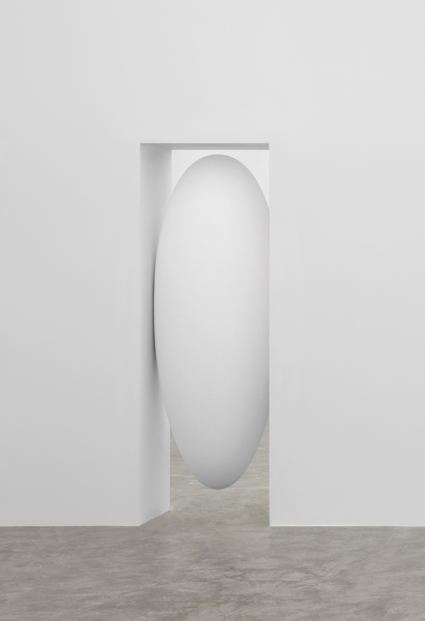 Tarik Kiswanson, Cradle, 2022, Fiberglass resin, 175 x 64.8 cm