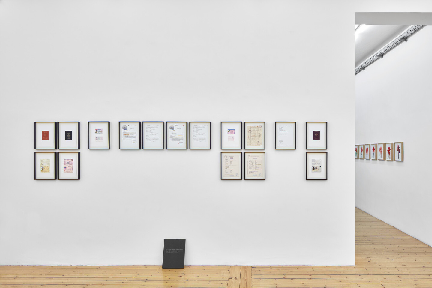 ID Project, 1993 – 2020 Digital prints on A4 paper, engraved marble
