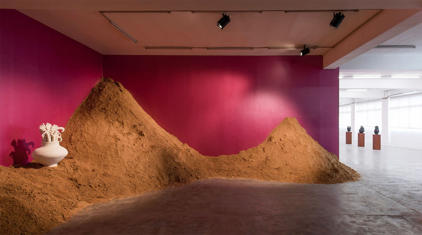 Wael Shawky, “I am Hymns of the New Temples,” Exhibition view Sfeir Semler Karantina, Beirut, 2023