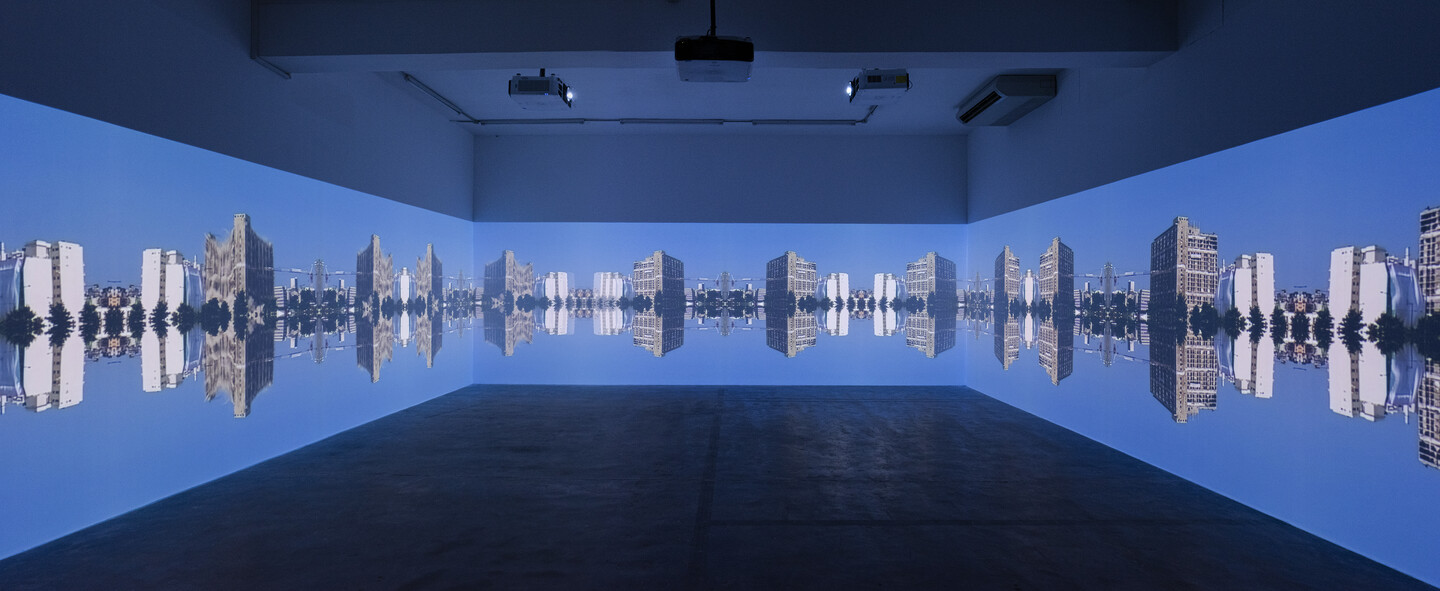 Walid Raad, 'Sweet Talk: Commissions (Beirut) _ Solidere 1994–1997', 1994–1997/2019, multi-channel video, color, silent, 05:10:00, loop, edition 5 + 2 AP, installation view, 'Another Festival of (In)gratitude', 2024, Sfeir-Semler Karantina, Beirut