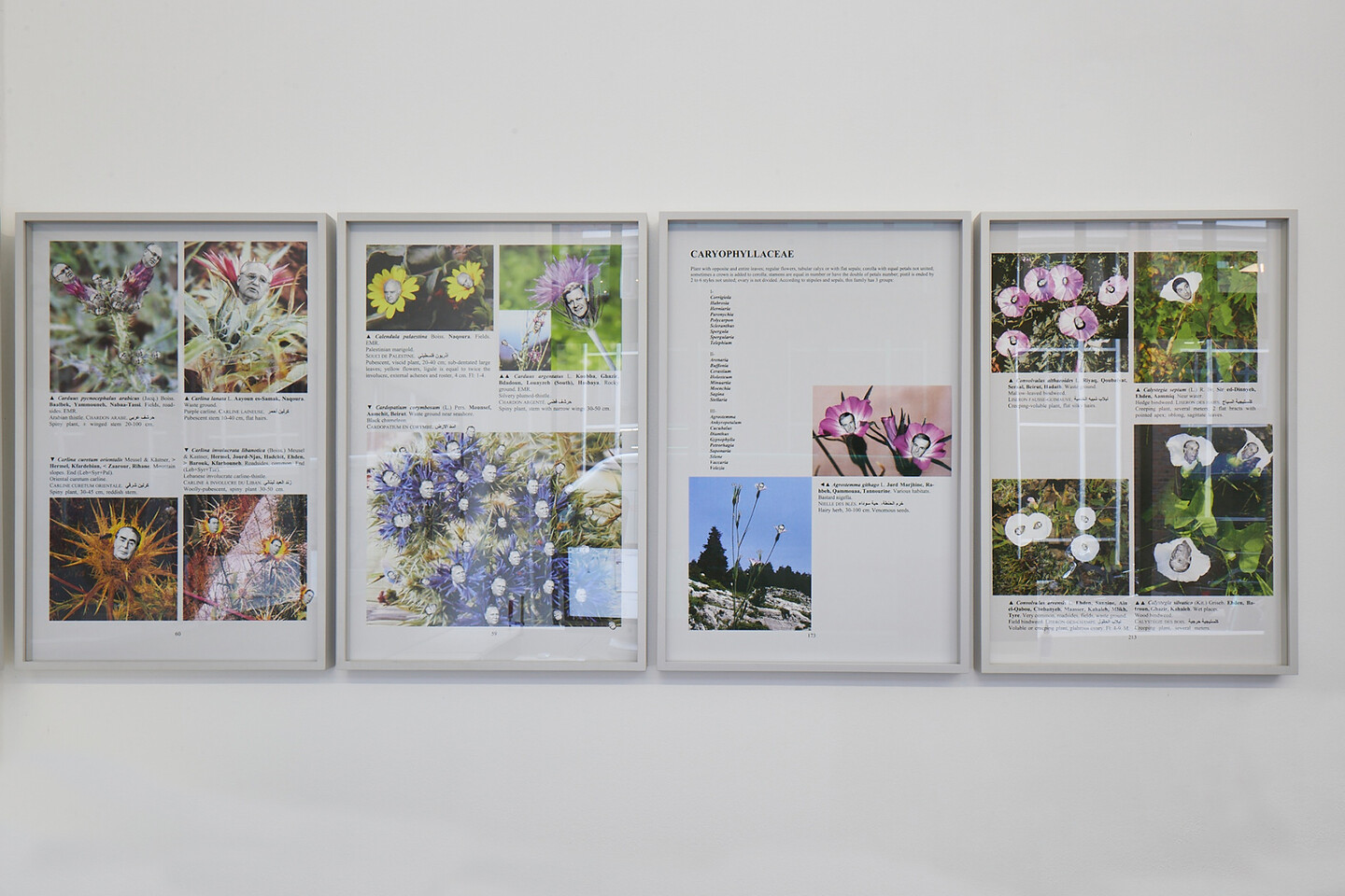 Walid Raad, Better be watching the clouds, 1992/2017, Inkjet prints, 76,2 x 50,8 cm (each), Exhibition view Sfeir-Semler Gallery Hamburg 2020