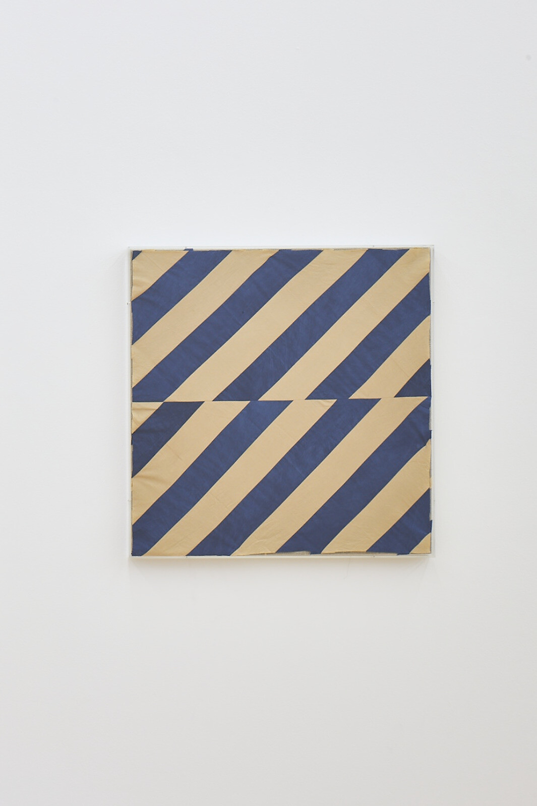 Yto Barrada, Untitled (After Stella Tetuan II), 2018, Cotton, madder, annatto, 76 x 78 cm