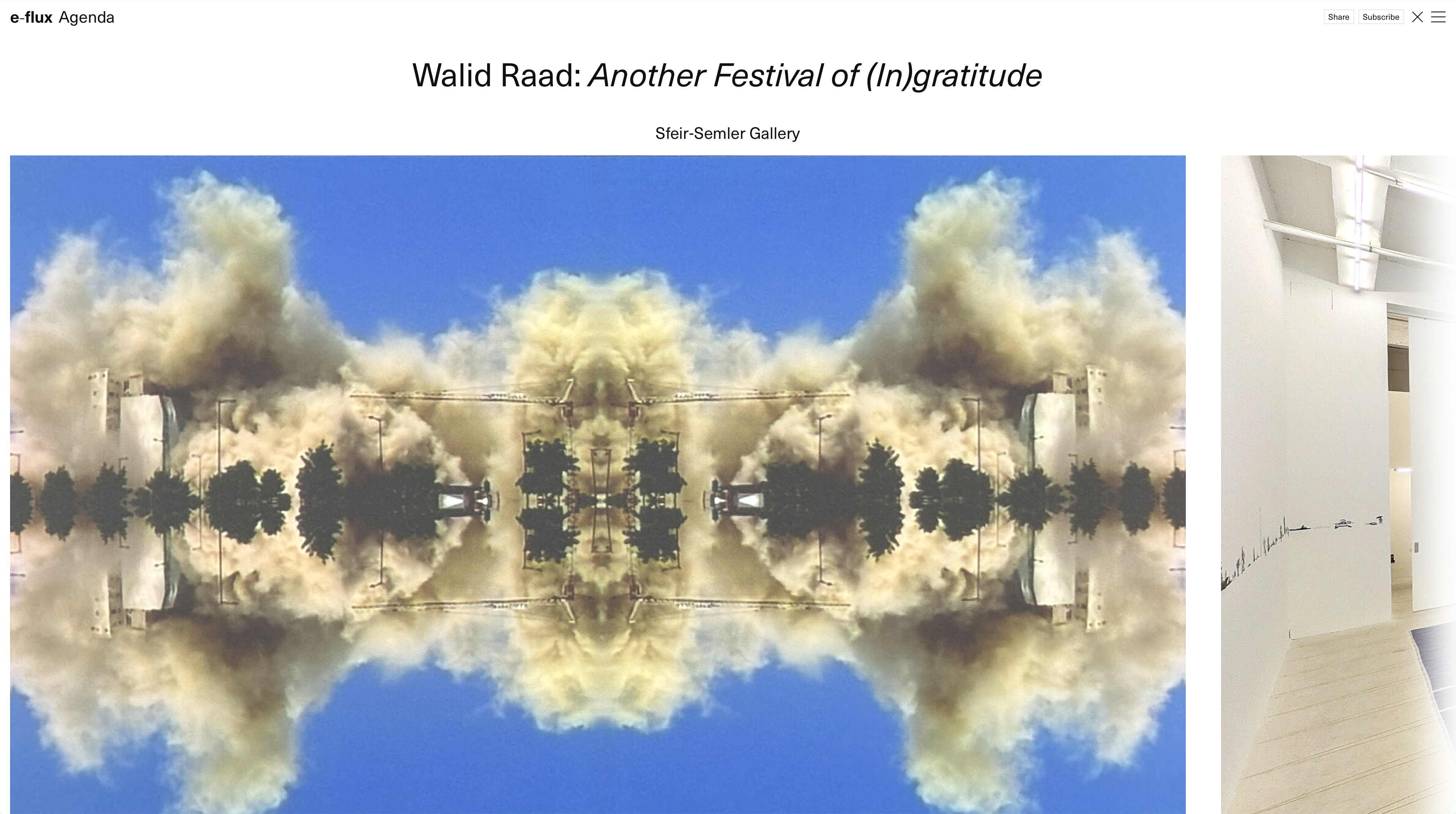 Walid Raad « Walid Raad: Another Festival of (In)gratitude » | via e-flux, August 12, 2024