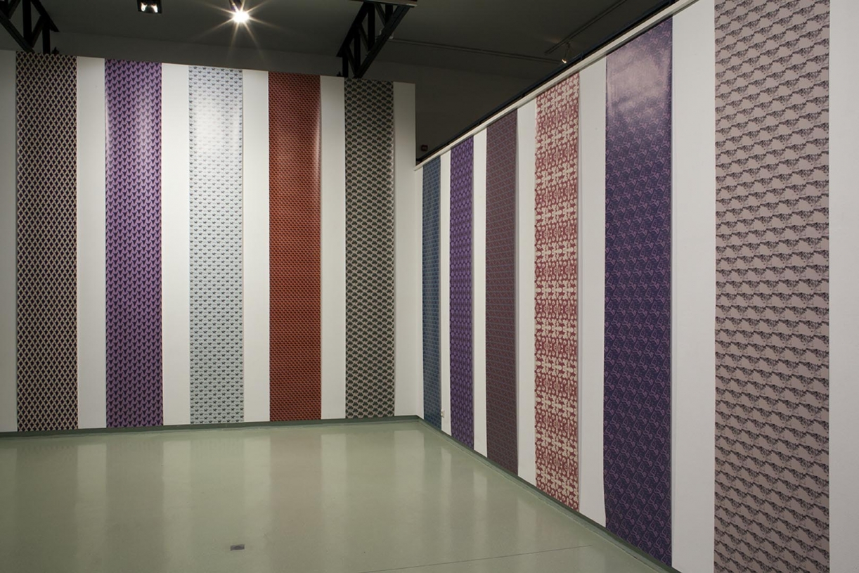 Wallpaper, 2015, Series of digital prints on paper, Dimensions variable, Ed. 7 + 3 AP, Exhibition view, Diplopie, Espace d'Art Contemporain André Malraux, Colmar 2016