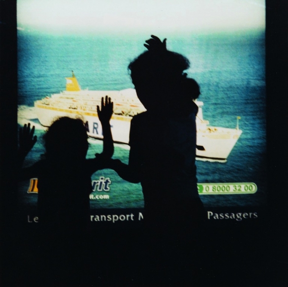 The Strait Project, Advertisement lightbox, Tangier, 2003, 60 x 60cm