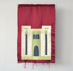 Blazon: Nijmeh, Parliament, 2015, Embroidery and applique on textile, 112 x 74 cm, Ed. 3 + 2 AP